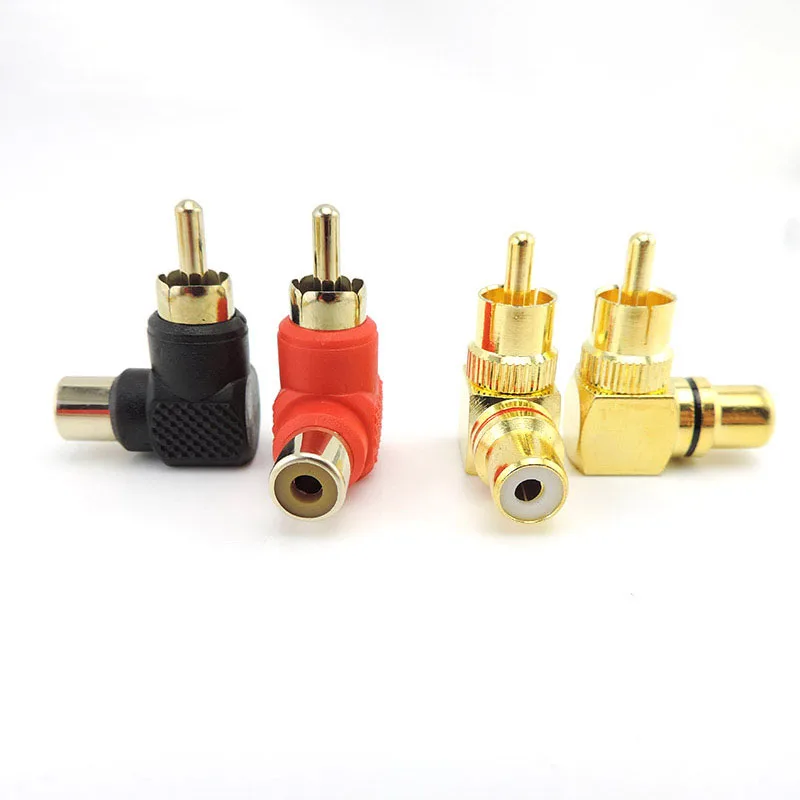 90 Degree RCA female to male Connector To Female M/F Right Angle Plug copper gold plated Adapter Elbow for camera Audio K5
90 Degree RCA female to male Connector To Female M/F Right Angle Plug copper gold plated Adapter Elbow for camera Audio K5