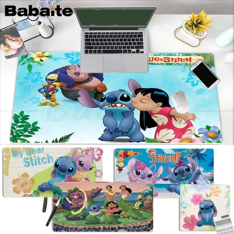 Cartoon S-Stitchs Mousepad girl pad Keyboards Mat Rubber Gaming mousepad Desk Mat Size for large Edge Locking Game Keyboard Pad
Cartoon S-Stitchs Mousepad girl pad Keyboards Mat Rubber Gaming mousepad Desk Mat Size for large Edge Locking Game Keyboard Pad