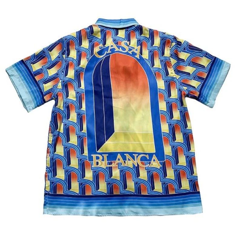Top Version Stripe Stitching Print Casablanca T Shirt Men Women EU Size Cool Fabric Casablanca Top Tees Hip Hop
Top Version Stripe Stitching Print Casablanca T Shirt Men Women EU Size Cool Fabric Casablanca Top Tees Hip Hop