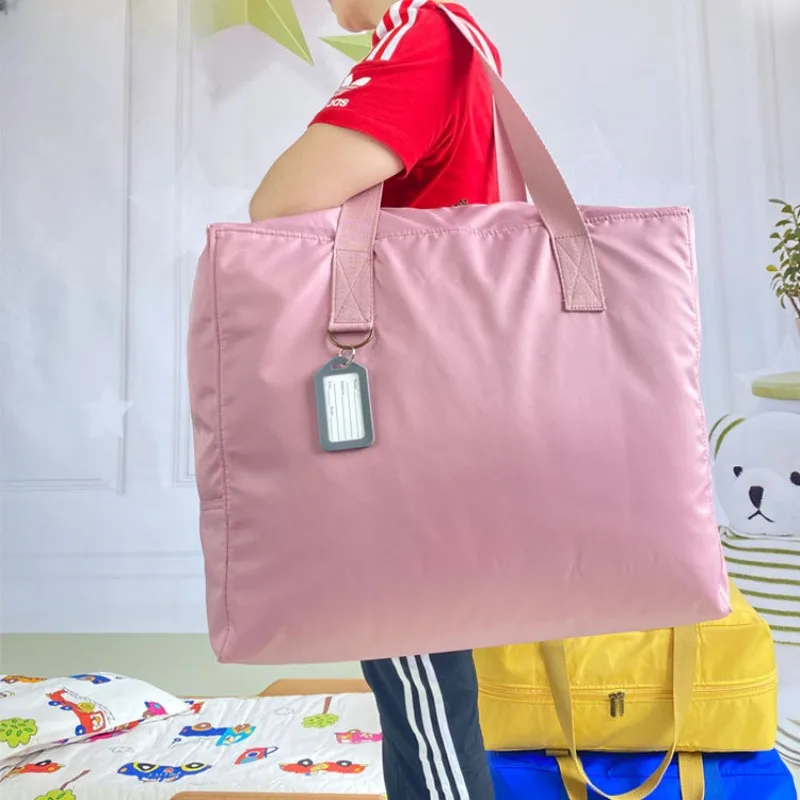 Multiple nylon fabric storage bag 62x42x27cm monochromatic Receive clothes quilt
Multiple nylon fabric storage bag 62x42x27cm monochromatic Receive clothes quilt