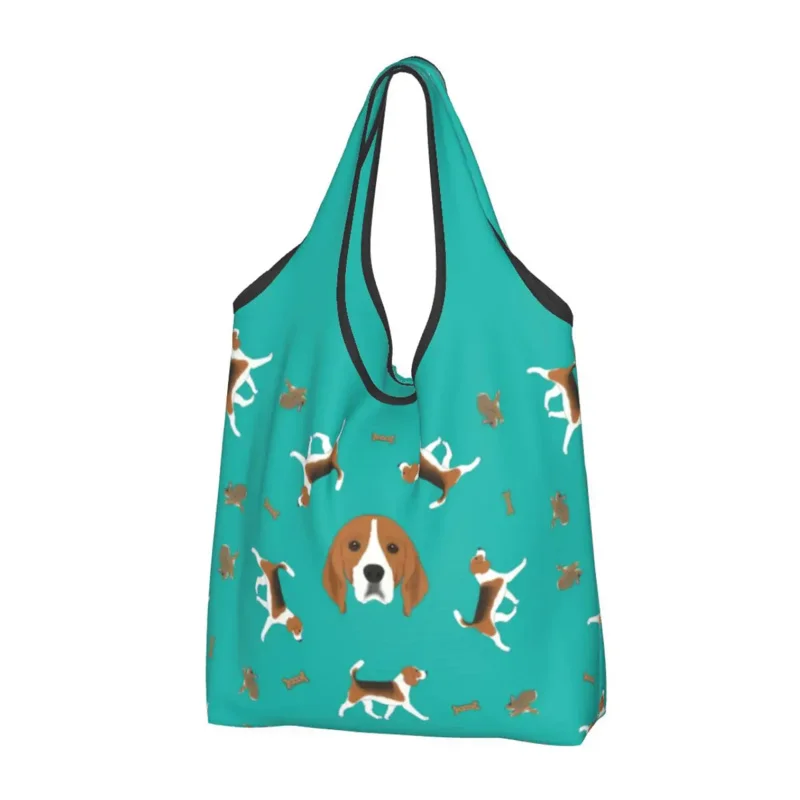 Beagle Bunch Grocery Shopping Bag Custom Shopper Tote Shoulder Bag Large Capacity Portable Handbag
Beagle Bunch Grocery Shopping Bag Custom Shopper Tote Shoulder Bag Large Capacity Portable Handbag