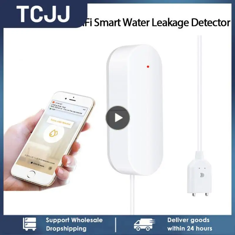 

WiFi Water Level Sensor Tuya Leakage Alarm Flood Leak Detector Smart Home Life APP Water Alert Overflow Alarm Security System