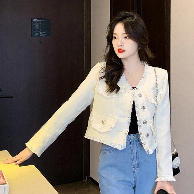 2023 Autumn Winter New Women's Coat Long Sleeve Loose V-neck Tassel Design Fashion Versatile Jacket Free Shipping
2023 Autumn Winter New Women's Coat Long Sleeve Loose V-neck Tassel Design Fashion Versatile Jacket Free Shipping