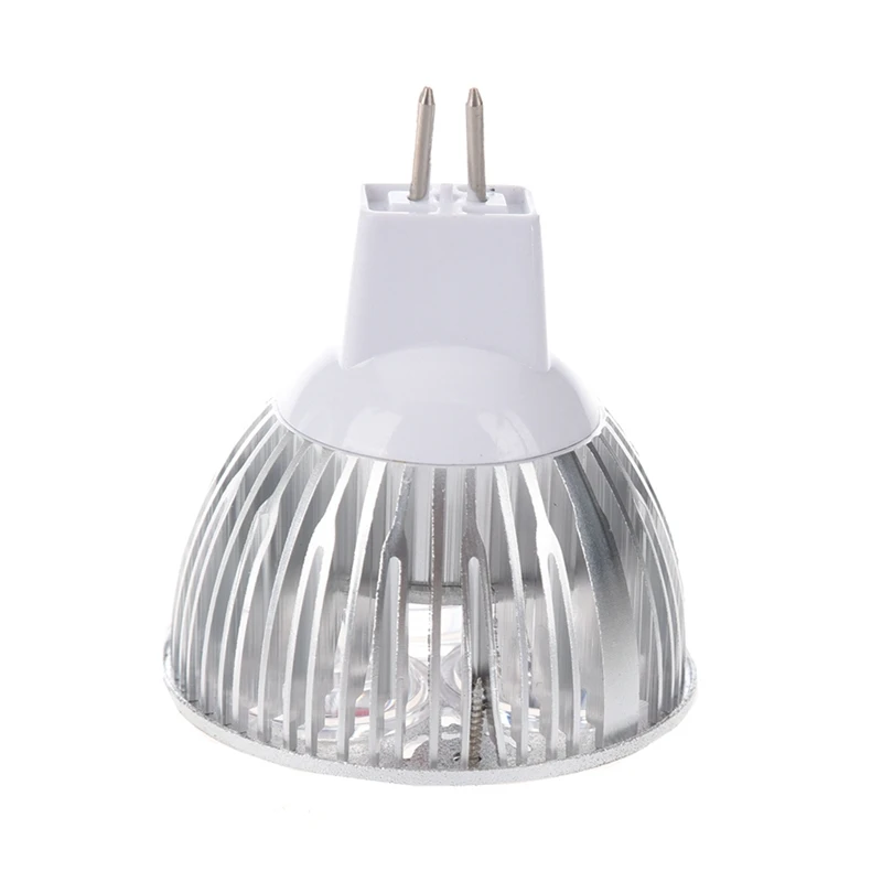 

New 3X 3W 12-24V MR16 Warm White 3 LED Light Spotlight Lamp Bulb Only