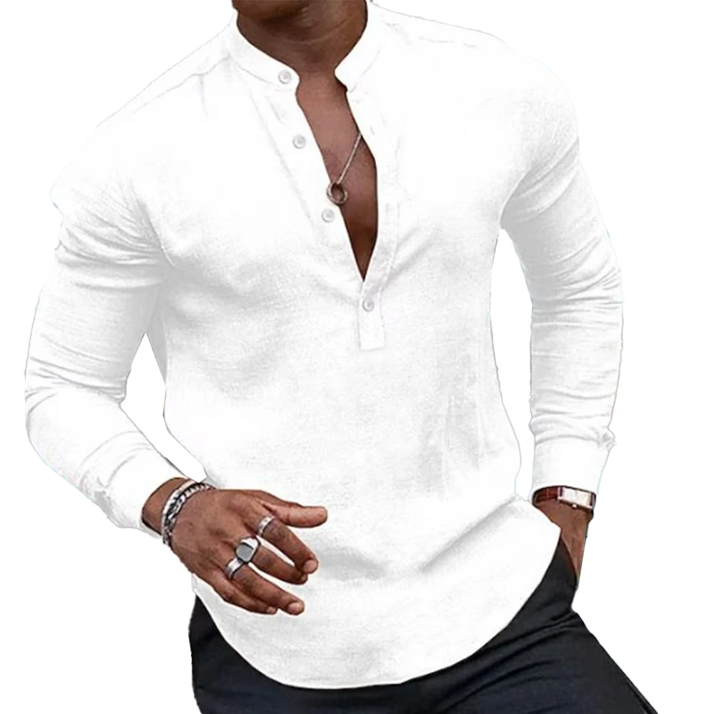 Premium Quality Men\\'s Button Down V Neck Shirt Blouse Casual Long Sleeve Tops T Shirts Available in Multiple Sizes
Premium Quality Men\\'s Button Down V Neck Shirt Blouse Casual Long Sleeve Tops T Shirts Available in Multiple Sizes