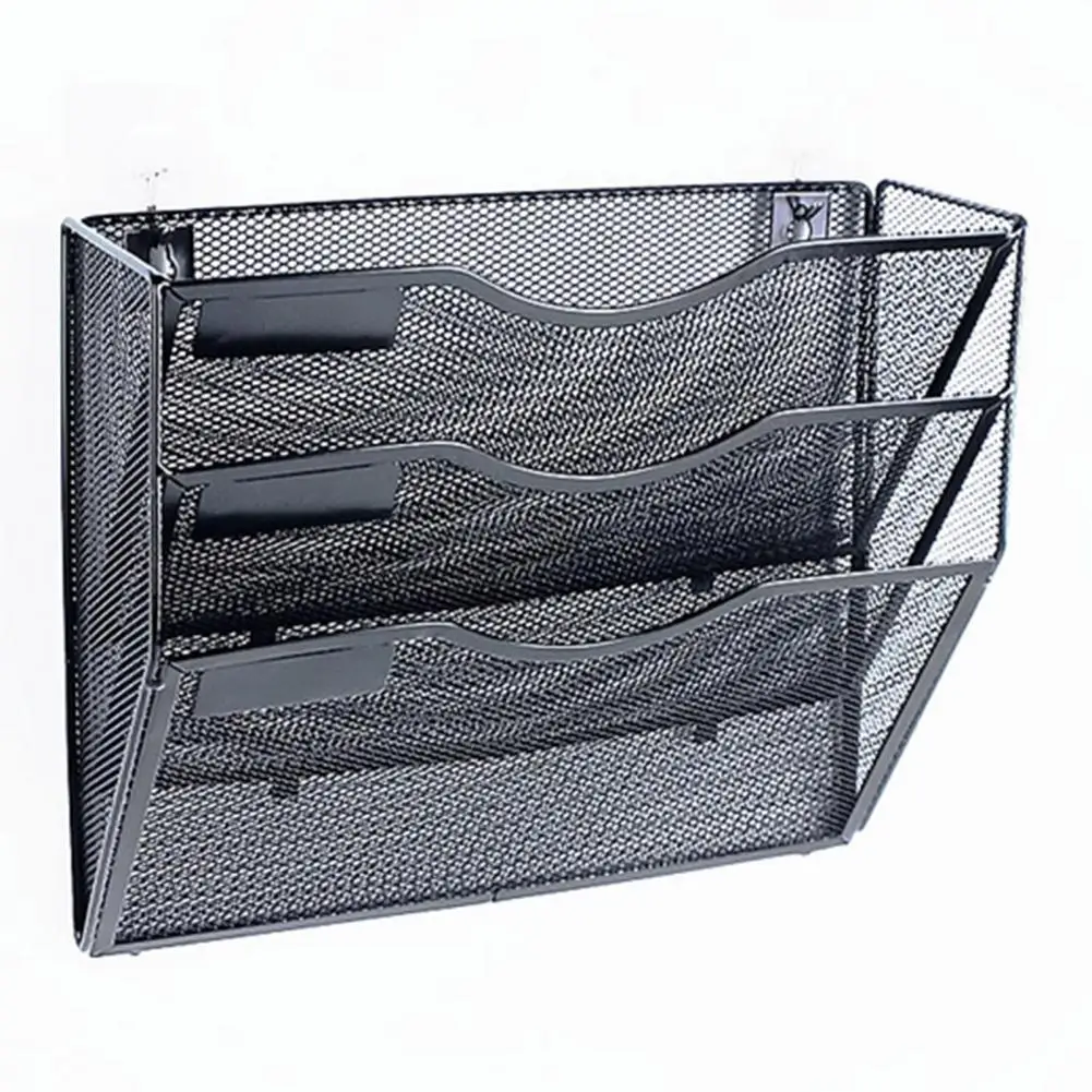 Wall-mounted File Manager 3 Tier Wall Mounted File Holder Capacity Document Organizer with Strong Load-bearing for Office Home
Wall-mounted File Manager 3 Tier Wall Mounted File Holder Capacity Document Organizer with Strong Load-bearing for Office Home