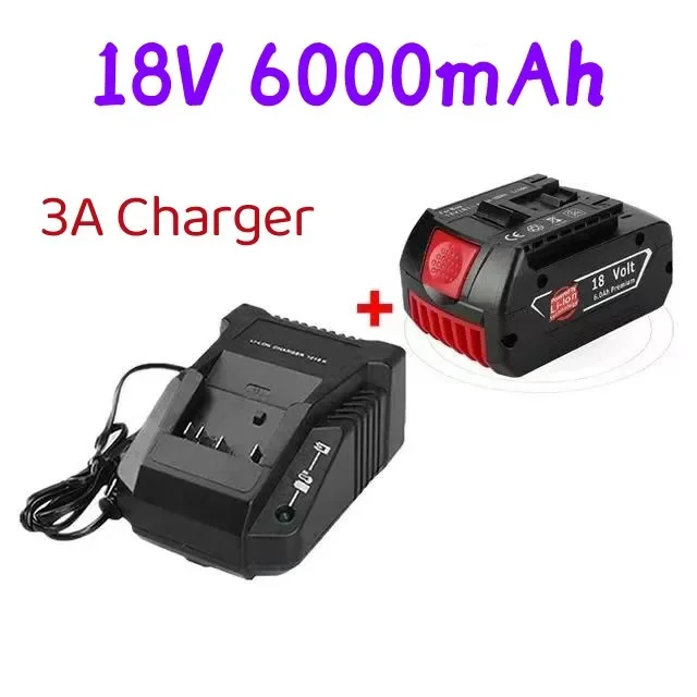 18V 6000mAh Replacement BAT609 Battery for Compatible BAT618 BAT619G BAT620 SKC181-02 Cordless Power Tool Battery+charger
18V 6000mAh Replacement BAT609 Battery for Compatible BAT618 BAT619G BAT620 SKC181-02 Cordless Power Tool Battery+charger