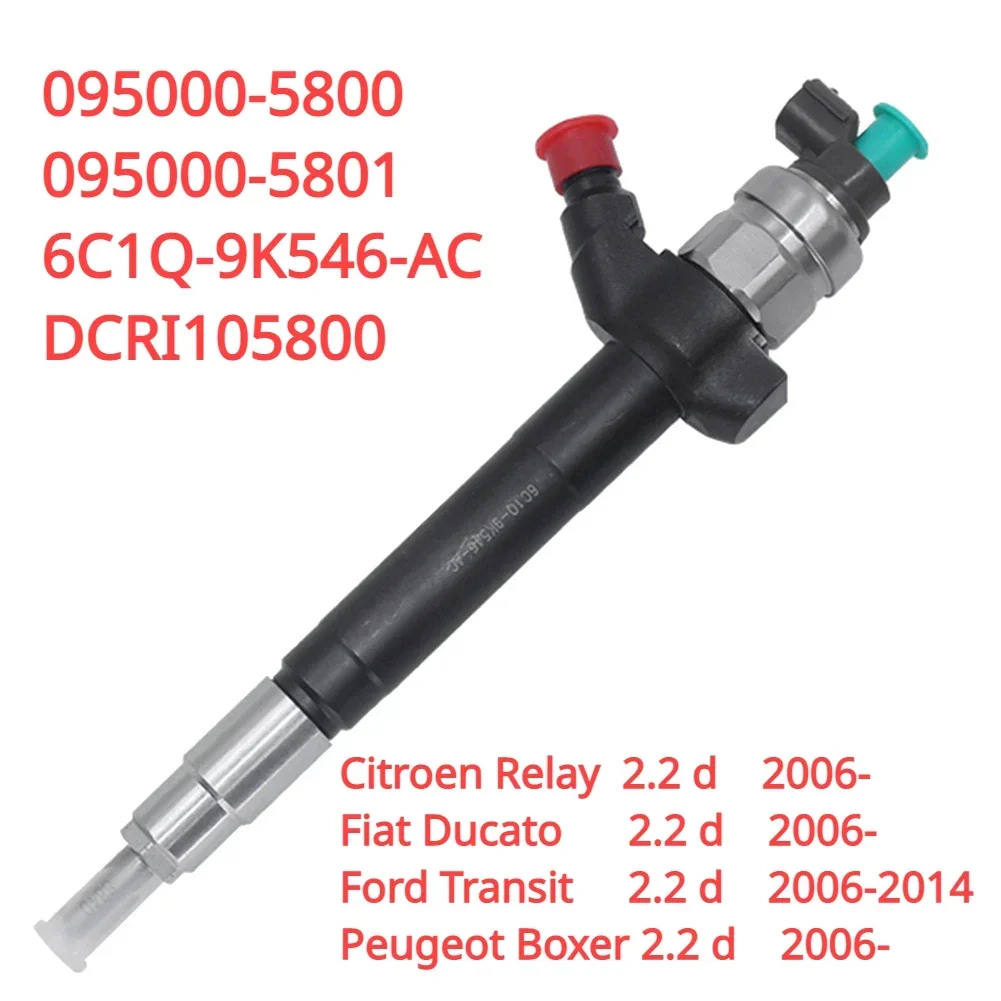 095000-5801 095000-5800 6C1Q-9K546-AC новая дизельная Форсунка для Ford Transit Jumper Boxer Fiat Ducato 2,2 TDCI 2006 ON
095000-5801 095000-5800 6C1Q-9K546-AC новая дизельная Форсунка для Ford Transit Jumper Boxer Fiat Ducato 2,2 TDCI 2006 ON