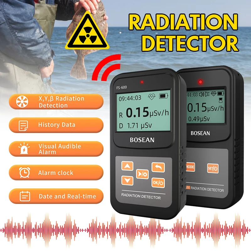Geiger Counter Nuclear Radiation Detector X-ray Beta Gamma Detector Geiger Portable Handheld Wastewater Radiation Monitor
Geiger Counter Nuclear Radiation Detector X-ray Beta Gamma Detector Geiger Portable Handheld Wastewater Radiation Monitor
