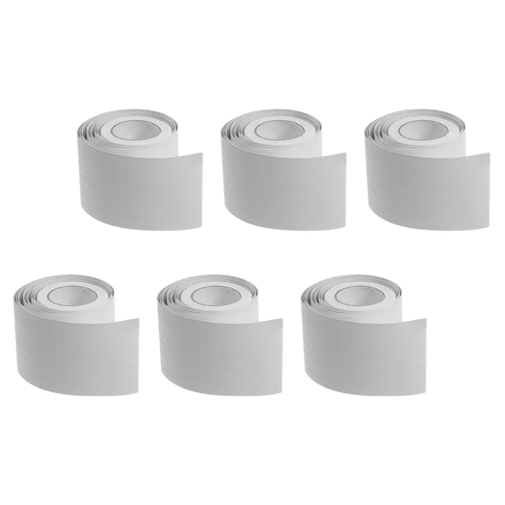 6 Rolls Stickers Self-adhesive Baseboard Peel and Plastic Skirting Trim Wall Strip for White Flexible Decorative
6 Rolls Stickers Self-adhesive Baseboard Peel and Plastic Skirting Trim Wall Strip for White Flexible Decorative