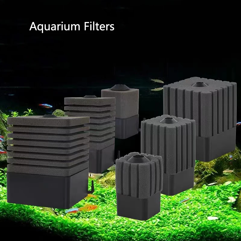 

Bio Sponge Filter for Aquarium Fish Tank Shrimp Pond Air Pump Biochemical Filtration Noiseless Foam Aquarium Accessories New