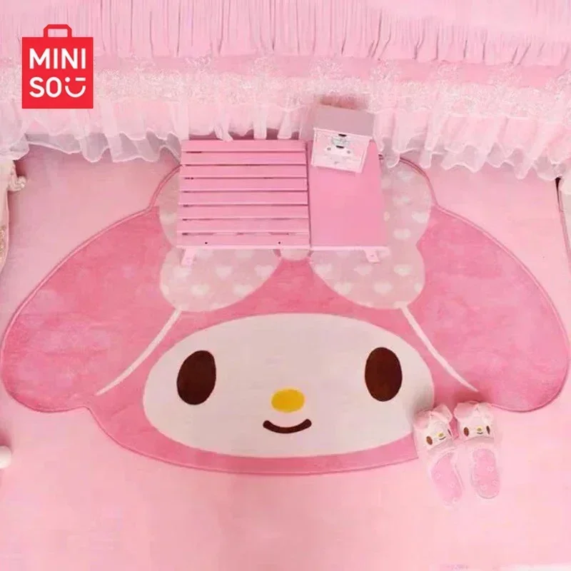 Коврик Miniso My Melody, прикроватное одеяло, напольный коврик, подушка для туалетного столика, декоративный ковер из пашмины для спальни и девочки
Коврик Miniso My Melody, прикроватное одеяло, напольный коврик, подушка для туалетного столика, декоративный ковер из пашмины для спальни и девочки