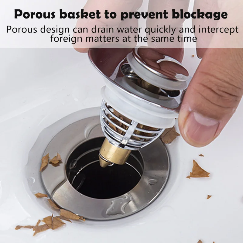 Universal Press Bounce Basin Pop-up Drain Filter Hair Catcher Sink Filter Plug Hair Extension Bath Plug Strainer Bathroom Tools
Universal Press Bounce Basin Pop-up Drain Filter Hair Catcher Sink Filter Plug Hair Extension Bath Plug Strainer Bathroom Tools