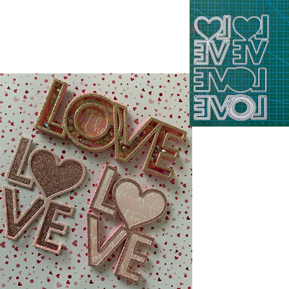Heart Love Metal Cutting Dies Stencil Template For DIY Scrapbooking Embossing Paper Greeting Card Album Decor Mold Craft Dies
Heart Love Metal Cutting Dies Stencil Template For DIY Scrapbooking Embossing Paper Greeting Card Album Decor Mold Craft Dies