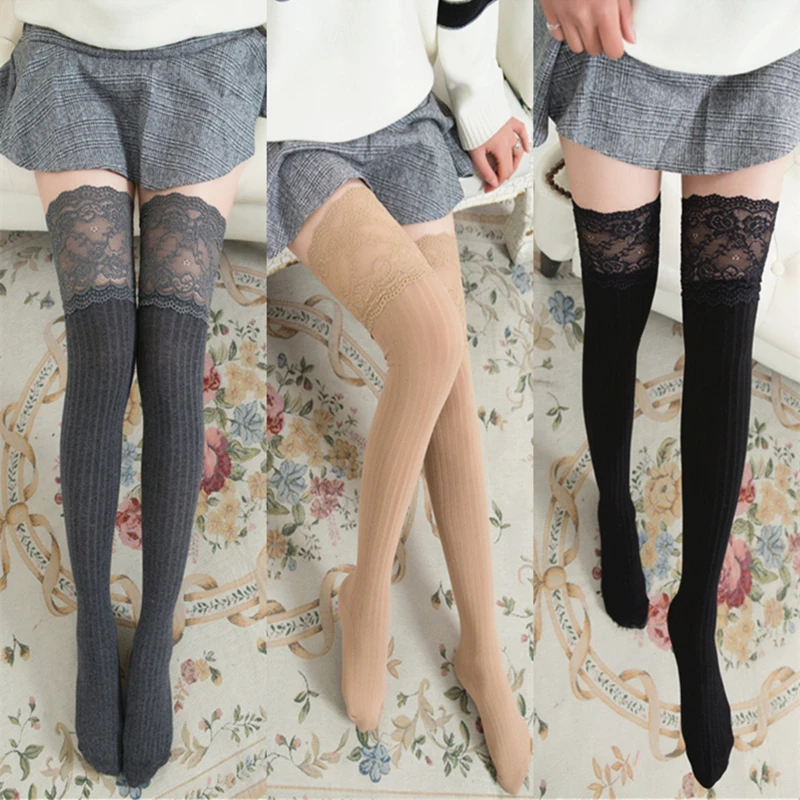Sexy Lace Flower Long Socks Women Over Knee Thigh High Socks Over The Knee Stockings For Ladies Girls Warm Knee Socks Calcetines
Sexy Lace Flower Long Socks Women Over Knee Thigh High Socks Over The Knee Stockings For Ladies Girls Warm Knee Socks Calcetines