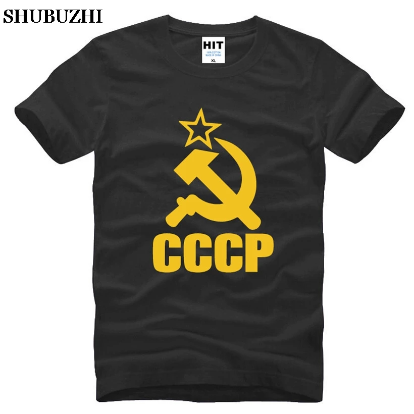 

CCCP T Shirts Men USSR Soviet Union KGB Man T-shirt Short Sleeve Moscow Russia Cotton O Neck shubuzhi top tees