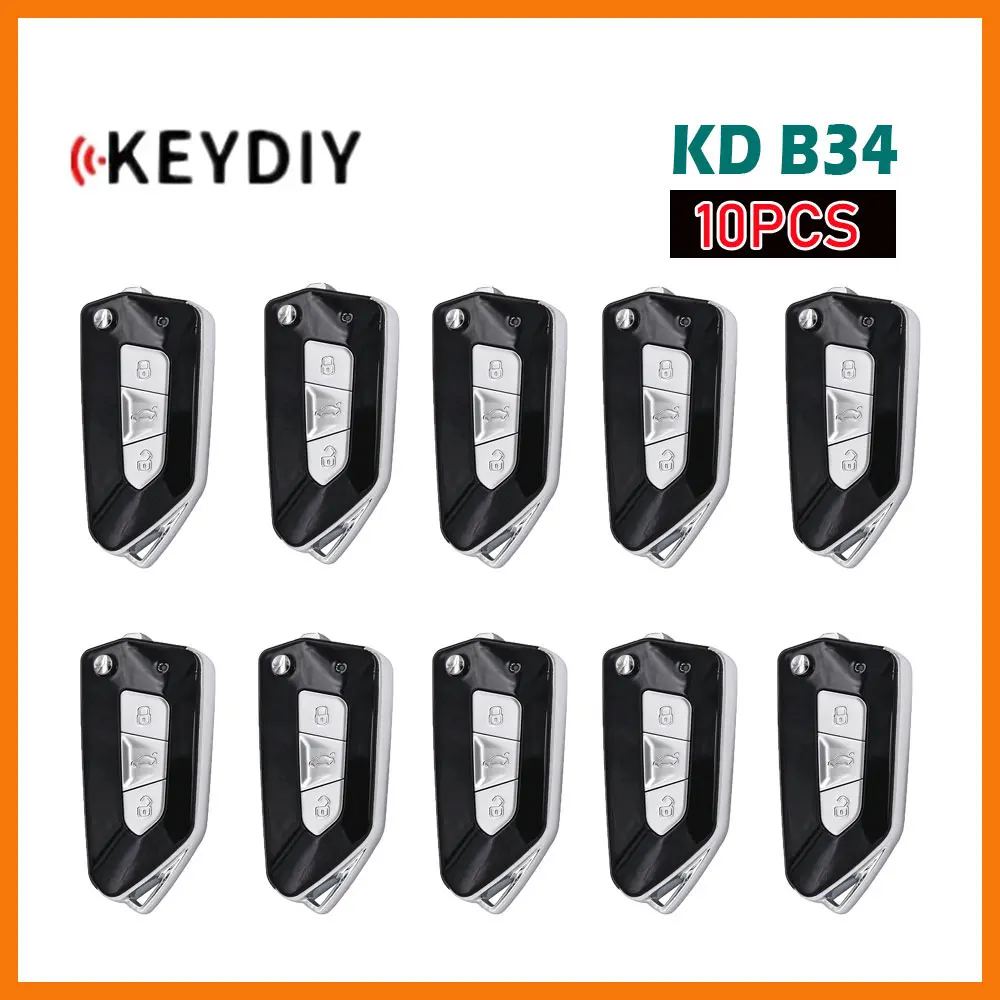 10pcs KEYDIY B34 Universal Remote Key 3 Buttons Car Key for KD900/KD-X2/KD-MAX Key Programmer Car Remote Key for VW
10pcs KEYDIY B34 Universal Remote Key 3 Buttons Car Key for KD900/KD-X2/KD-MAX Key Programmer Car Remote Key for VW