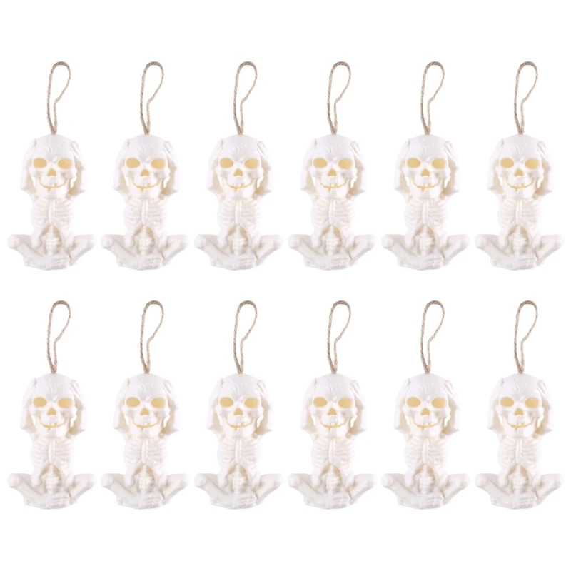 Set of 12 Unique Skeleton Head Pendant Scary Skull Lamp Hangings Decorations Halloween Gift Parties Ornament
Set of 12 Unique Skeleton Head Pendant Scary Skull Lamp Hangings Decorations Halloween Gift Parties Ornament