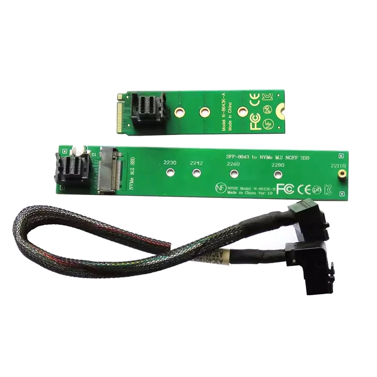 22110 NVMe M.2 SSD to to 2280 Adapter Card Adapter 2280 to 22110 Multifunction Portable Extension Cable
22110 NVMe M.2 SSD to to 2280 Adapter Card Adapter 2280 to 22110 Multifunction Portable Extension Cable