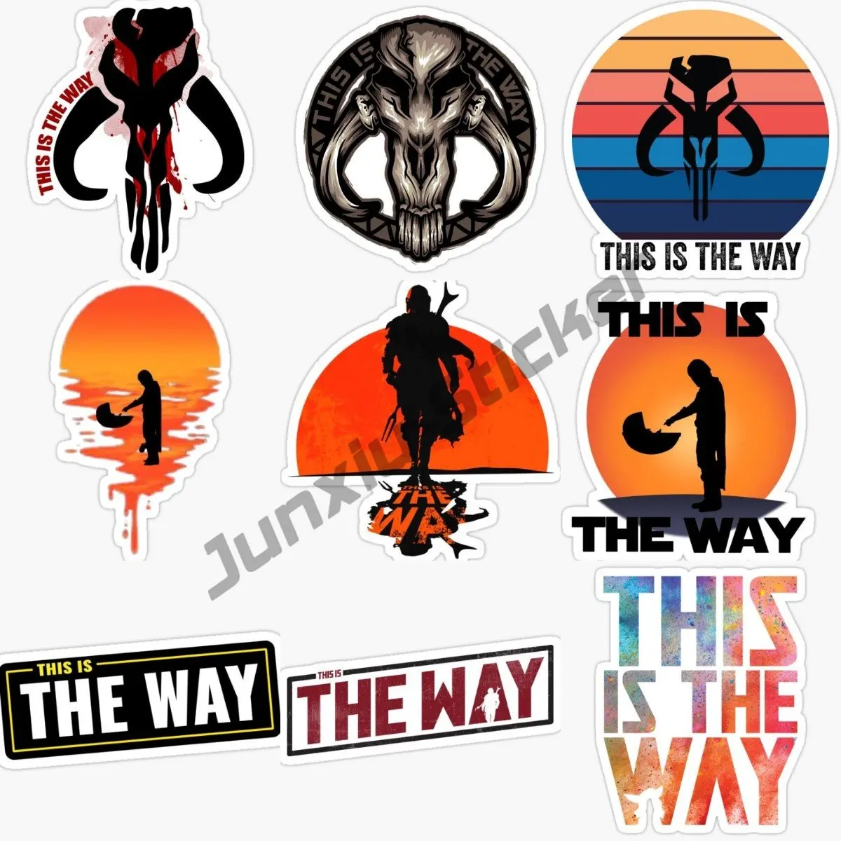 

This is The Way Decal Vinyl Sticker for Car Off-road Vehicles Touring Cars Motorcycle Racing Helmet Bikes Laptop