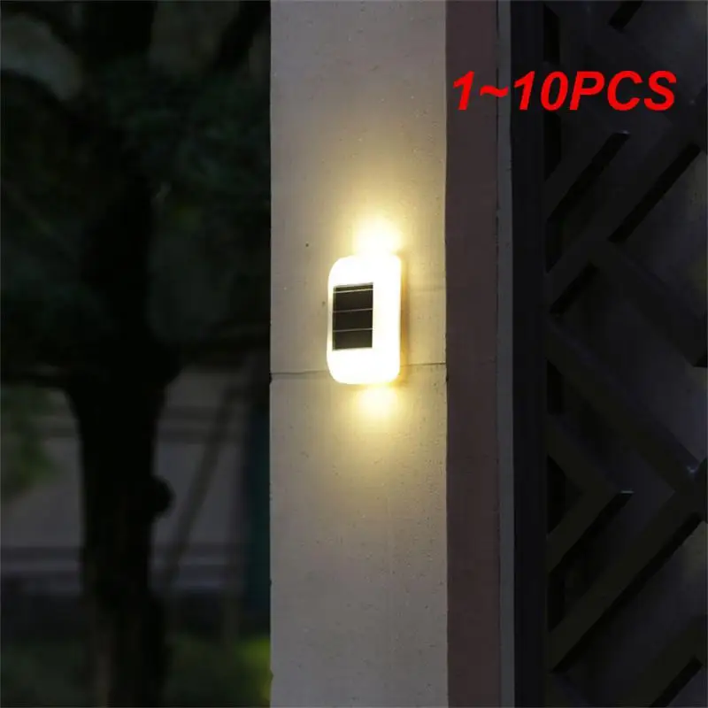 

1~10PCS Solar Lamp IP65 Waterproof Outdoor Garden Light Pathway Yard Patio Steps Fence Lamps Garden Decor Solar Light