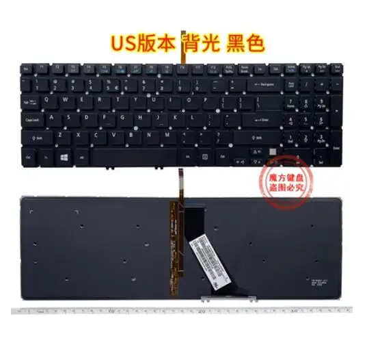 

New keyboard For ACER ASPIRE V5-531 V5-531G V5-551 V5-551G V5-571 V5-571G V5-571P V5-571PG V5-531P M5-581 US backlit Layout