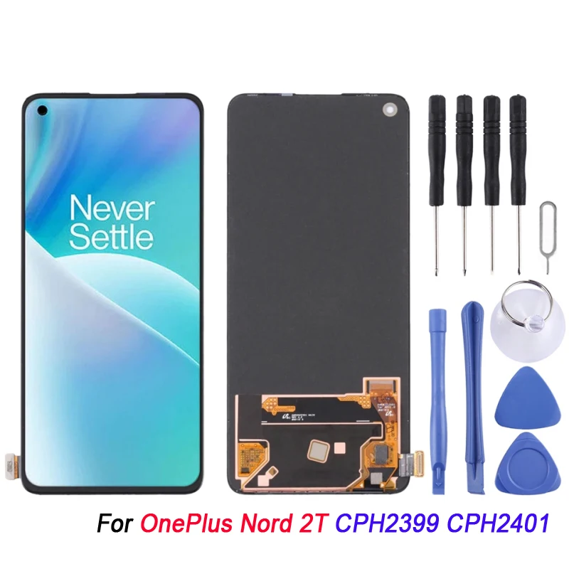 Original AMOLED LCD Screen for OnePlus Nord 2T CPH2399 CPH2401 Touch Screen Display with Digitizer Full Assembly LCD Replacement
Original AMOLED LCD Screen for OnePlus Nord 2T CPH2399 CPH2401 Touch Screen Display with Digitizer Full Assembly LCD Replacement