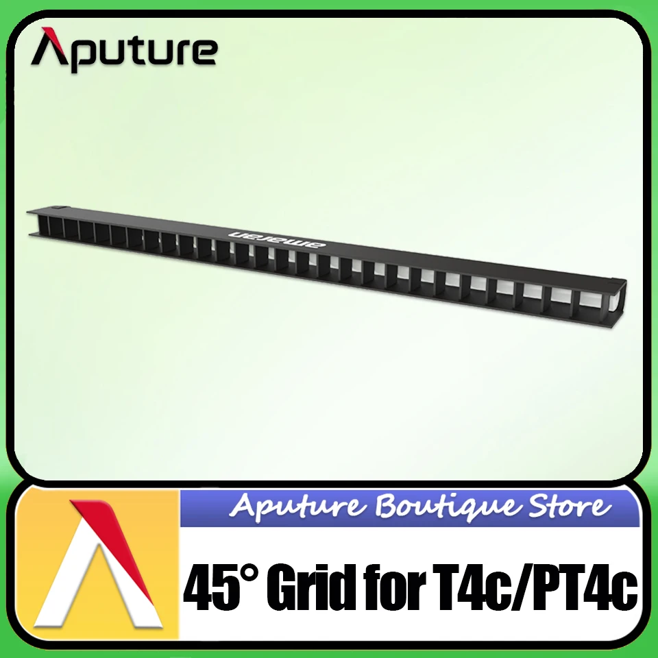 Aputure 45 Degree Grid for Amaran T4c PT4c RGBWW Tube Video Light Photography Control Accessories 66x10x5cm
Aputure 45 Degree Grid for Amaran T4c PT4c RGBWW Tube Video Light Photography Control Accessories 66x10x5cm
