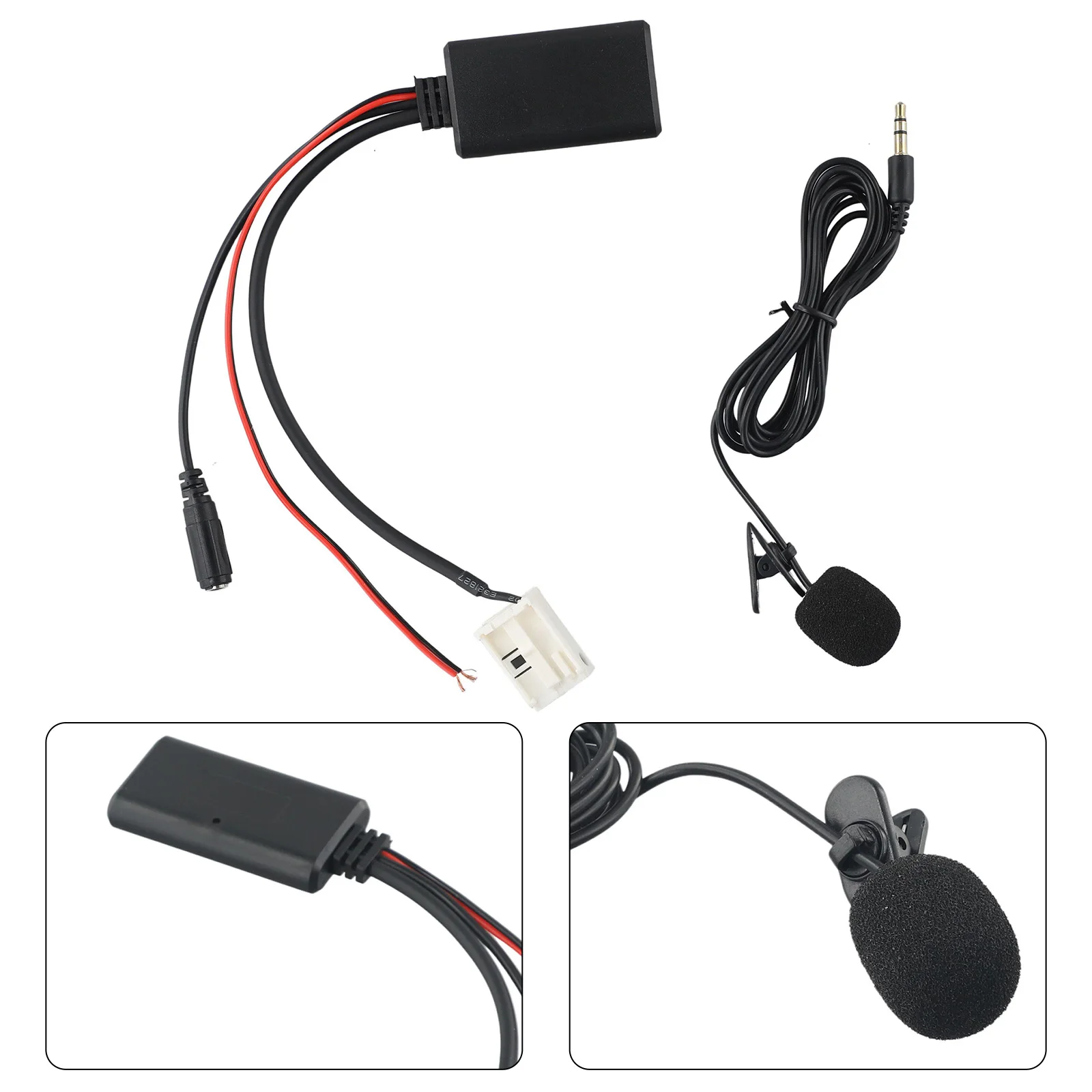 Replace Bluetooth Parts Bluetooth Adapter 1 Piece Radio CD-1/2/3 Replacement 1PC Tools Accessories Black Cable
Replace Bluetooth Parts Bluetooth Adapter 1 Piece Radio CD-1/2/3 Replacement 1PC Tools Accessories Black Cable