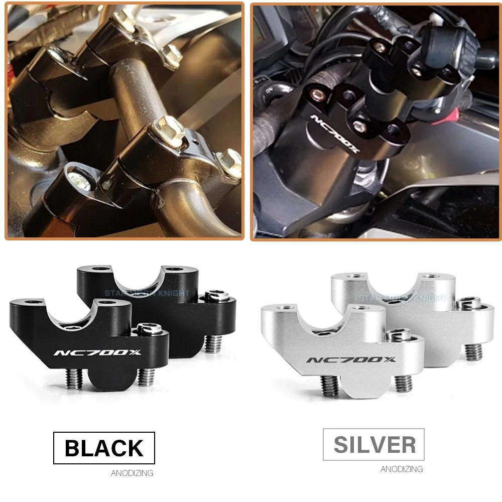 For Honda NC700X NC 700 X 700x NC700 X NC750X NC750S NC700SMotorcycle Accessories Handlebar Riser Clamp Back Move Mount
For Honda NC700X NC 700 X 700x NC700 X NC750X NC750S NC700SMotorcycle Accessories Handlebar Riser Clamp Back Move Mount