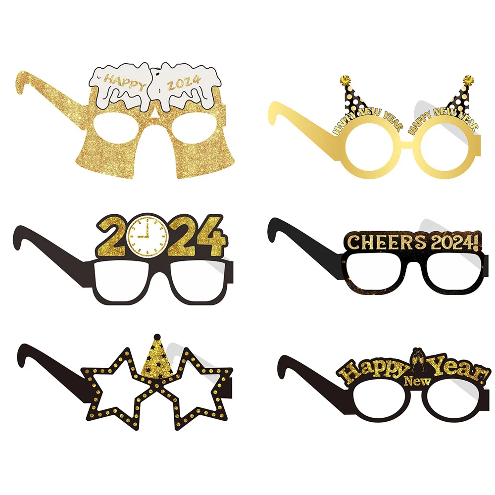6pcs Birthday Party Glasses Party Decoration Novelty Party Eyeglasses Tide Glasses Holiday New Year's Day School Party Supplies
6pcs Birthday Party Glasses Party Decoration Novelty Party Eyeglasses Tide Glasses Holiday New Year's Day School Party Supplies