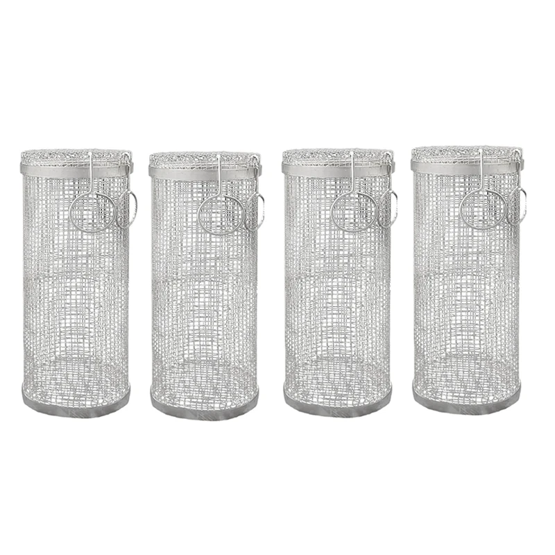 4Pcs Cylindrical Barbecue Basket Stainless Steel Grill Non Stick Kitchen Accessory For Kitchen/BBQ
4Pcs Cylindrical Barbecue Basket Stainless Steel Grill Non Stick Kitchen Accessory For Kitchen/BBQ