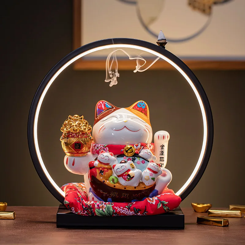 Lucky cat place a large electric hand tiller cashier home shop opening gifts ceramic place automatic wave home arts and crafts
Lucky cat place a large electric hand tiller cashier home shop opening gifts ceramic place automatic wave home arts and crafts