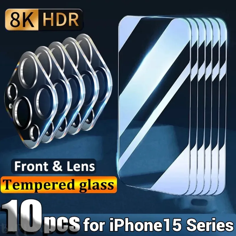 Закаленное стекло HD для iPhone 15 Pro Max, защита экрана, жесткое стекло для iPhone 15 Plus 15 Pro, пленка для объектива камеры iPhone15
Закаленное стекло HD для iPhone 15 Pro Max, защита экрана, жесткое стекло для iPhone 15 Plus 15 Pro, пленка для объектива камеры iPhone15