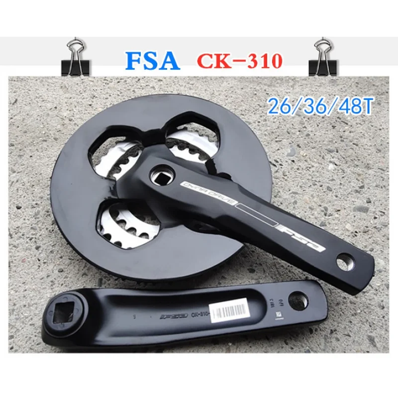 FSA CK-310 Mountain Bike crank 48/36/26T 8/9 Speed 170mm Detachable Gear MTB Bicycle crank
FSA CK-310 Mountain Bike crank 48/36/26T 8/9 Speed 170mm Detachable Gear MTB Bicycle crank
