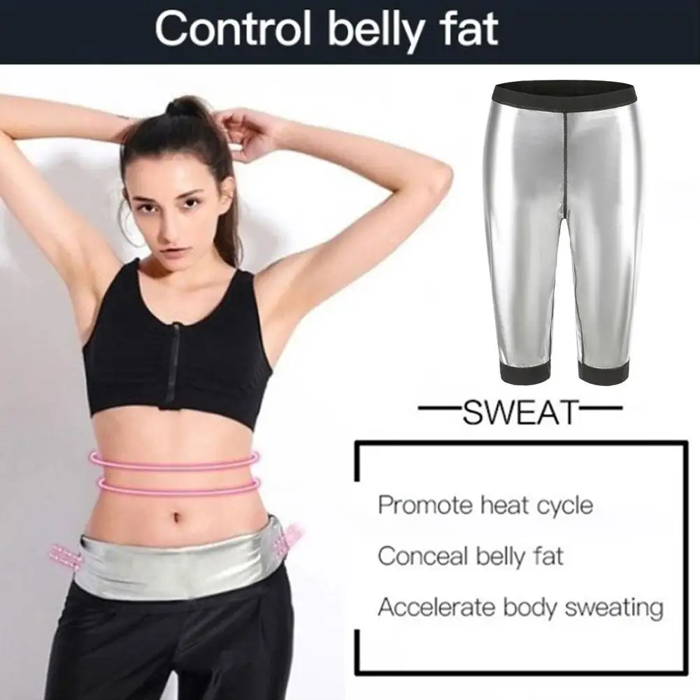 

Women Sweat Sport Pant Slimming Weight Loss Waist Trainer Sauna Pants Leggings Buttocks Lifting Yoga Fat Burning Fitness Sw O5F7