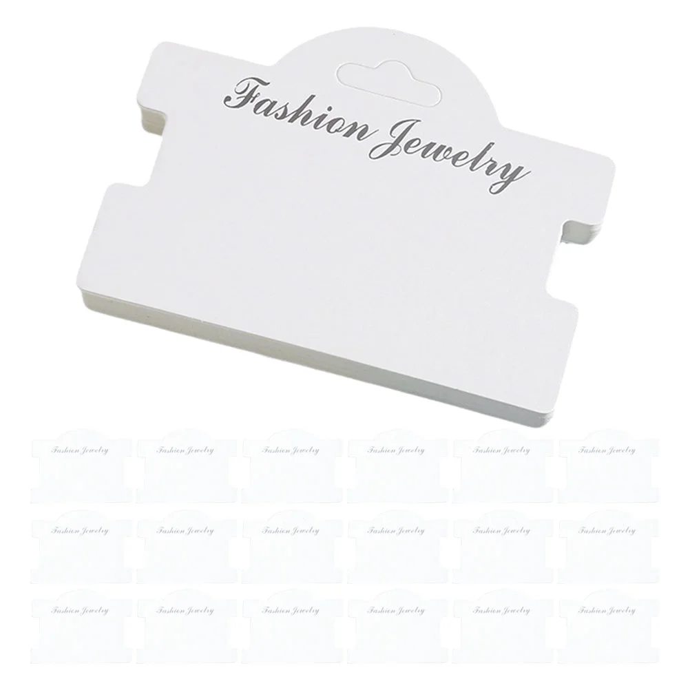 100Pcs Jewelry Cards Bracelet Wrapping Cards Necklace Display Cards Paper Necklace Cards for DIY
100Pcs Jewelry Cards Bracelet Wrapping Cards Necklace Display Cards Paper Necklace Cards for DIY