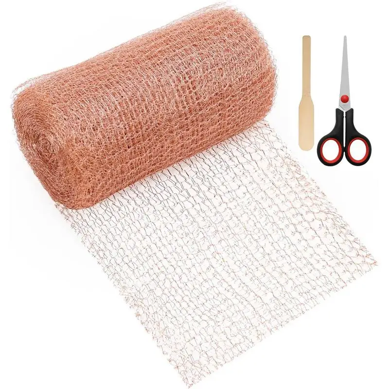 Copper Mesh Role Mice Control Rustproof Double Layer Mice Barrier Anti-Snail Mesh Siignal Shielding Net Attic Vents Slug Barrier
Copper Mesh Role Mice Control Rustproof Double Layer Mice Barrier Anti-Snail Mesh Siignal Shielding Net Attic Vents Slug Barrier