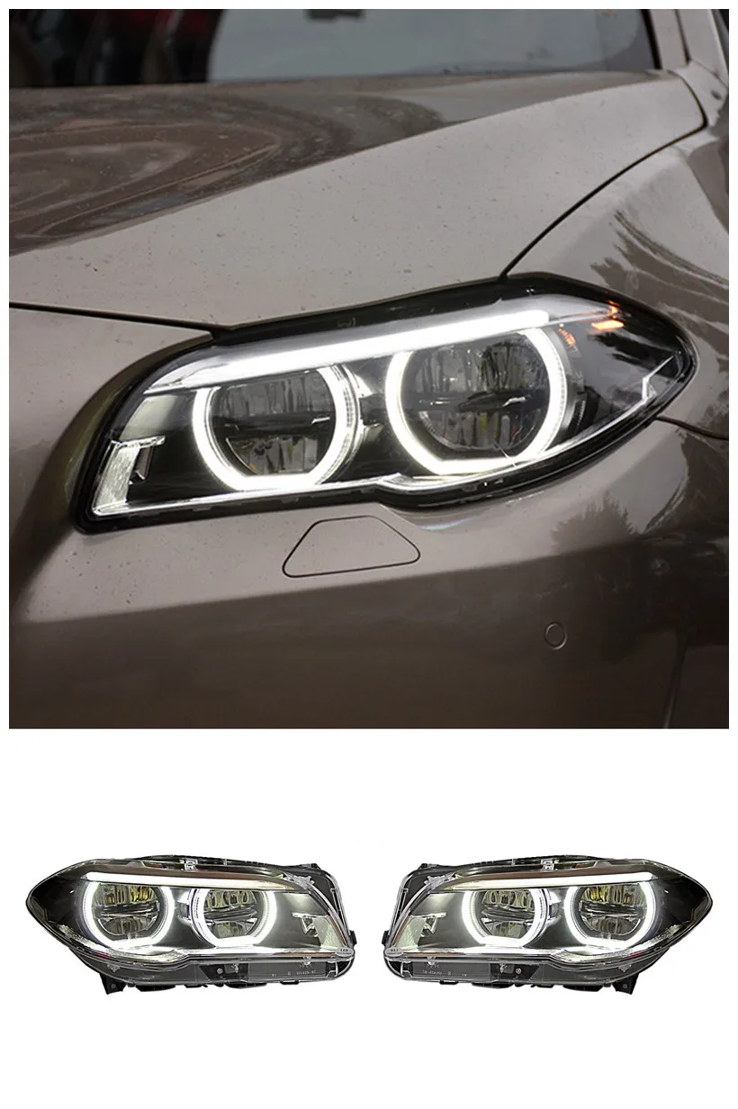Suitable for BMW 5-series headlight assembly 11-17 F10/F18 headlights modified 5-series angel eye LED daytime running lights
Suitable for BMW 5-series headlight assembly 11-17 F10/F18 headlights modified 5-series angel eye LED daytime running lights
