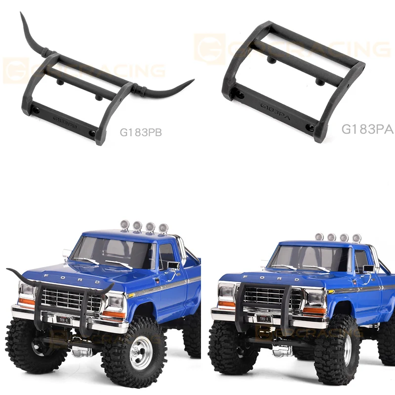 

Front Bumper Anti-collision Bar (3D Printing) for 1/18 RC Crawler Car Traxxas TRX4-M Ford F150 Modified Car Shell Accessories