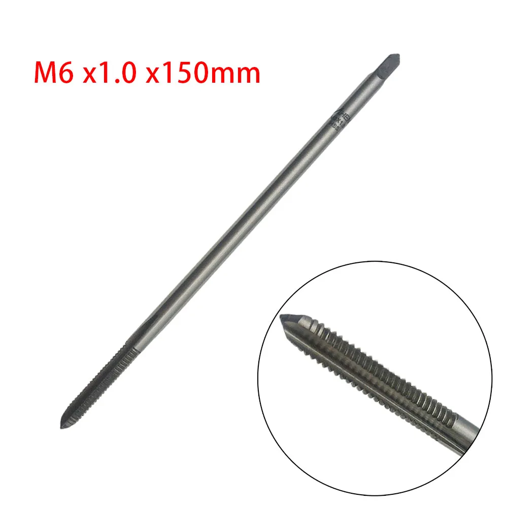 Extended Long Shank Extension Plug Tap M6 X1.0 X150mm HSS RH 6mm X 1.0mm Machine Plug Tap Spiral Point Thread Drill Tools
Extended Long Shank Extension Plug Tap M6 X1.0 X150mm HSS RH 6mm X 1.0mm Machine Plug Tap Spiral Point Thread Drill Tools
