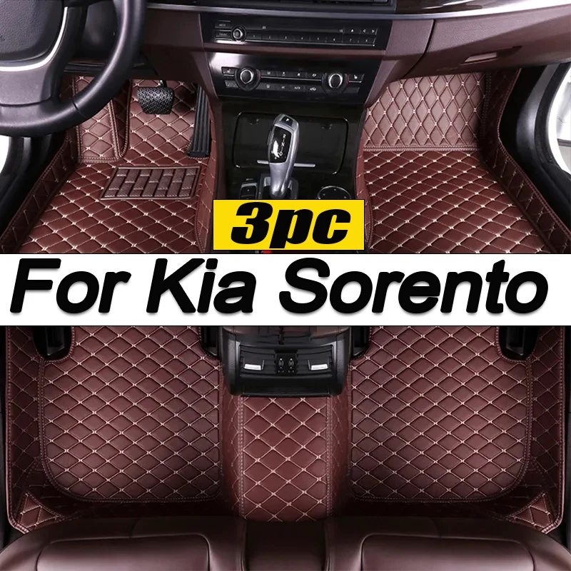 

Car Floor Mats For Kia Sorento Seven Seats 2013 2014 Custom Auto Foot Pads Automobile Carpet Cover Interior Accessories