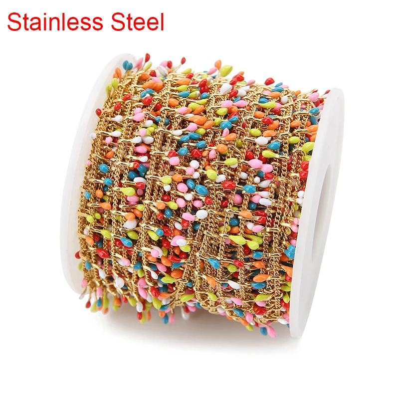 1meter Gold Color Stainless Steel Chains Bulk Dia 1mm Necklace Bracelets Link Chains Lot Supplies for Jewelry Making Findings
1meter Gold Color Stainless Steel Chains Bulk Dia 1mm Necklace Bracelets Link Chains Lot Supplies for Jewelry Making Findings