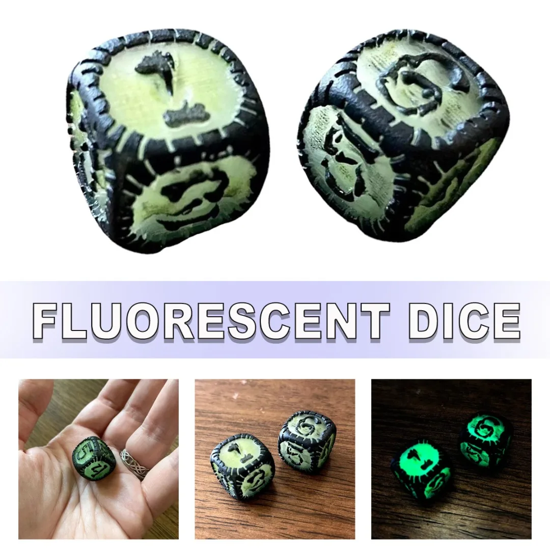 Creative Luminous Retro Table Game Dice Leisure Toys Festive Party Funny Dice Playing Game
Creative Luminous Retro Table Game Dice Leisure Toys Festive Party Funny Dice Playing Game