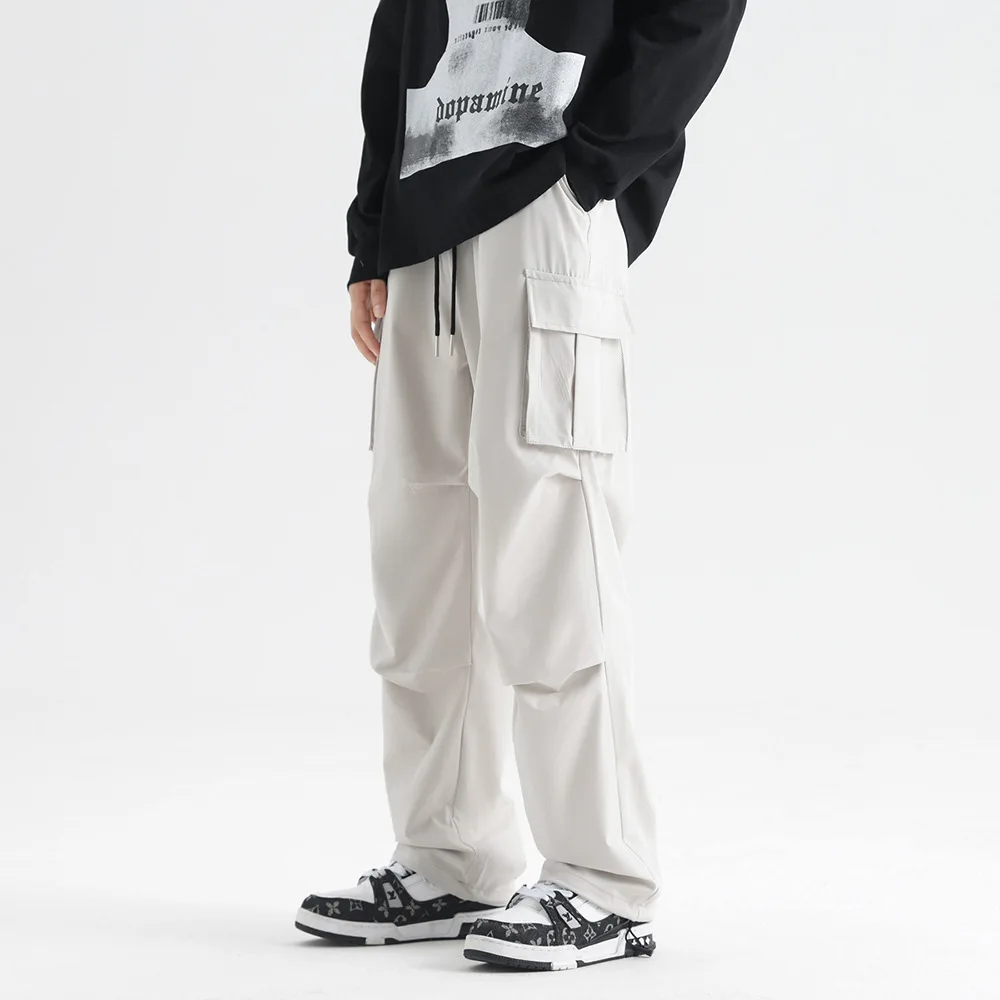 2023 New Straight Cargo Pants Men's Loose Drawstring Sweatpants Winter Daily Street Fashion Casual Pants
2023 New Straight Cargo Pants Men's Loose Drawstring Sweatpants Winter Daily Street Fashion Casual Pants