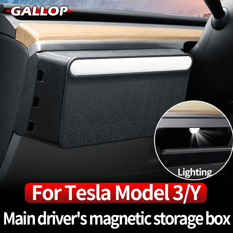 For Tesla 2021-2023 Model3 ModelY Car Main Driver's Magnetic Lighting Storage Box Interior Decoration Protective Accessories Kit
For Tesla 2021-2023 Model3 ModelY Car Main Driver's Magnetic Lighting Storage Box Interior Decoration Protective Accessories Kit