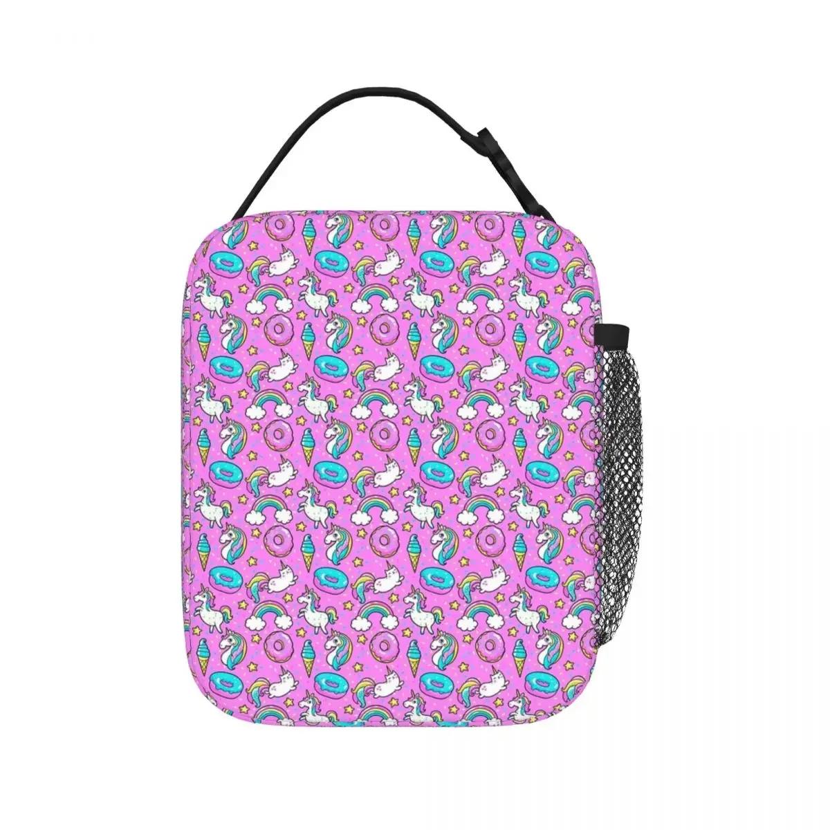 Unicorn Donut Cat Ice Cream Rainbow Pattern Insulated Lunch Bag Picnic Bag Cooler Lunch Box Lunch Tote for Woman Children School
Unicorn Donut Cat Ice Cream Rainbow Pattern Insulated Lunch Bag Picnic Bag Cooler Lunch Box Lunch Tote for Woman Children School