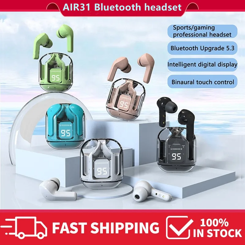 

T2 TWS Headphones 5.3 Wireless Earphones Bluetooth Headset Noise Cancelling HD HiFi Stereo Earbuds For Huawei Xiaomi iPhone