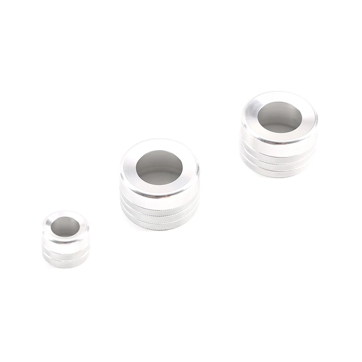 

Серебряная кнопка регулировки громкости звука для кондиционера, накладное кольцо для BMW X5 X6 E70 E71 F15 F16 2014-2018