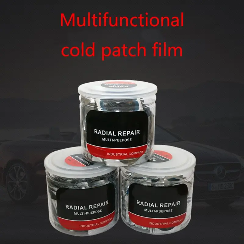 

Tire Repair Film Plug 32mm 42mm 55mm 75mm Car Round Natural Rubber Tire Tyre Puncture Repair Cold Patch Tubeless Patches